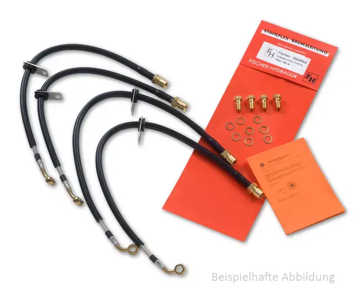 Stahlflex Bremsleitung vorne passend für Kawasaki Z 650 (KZ650B) 78–79 Top-Angebot