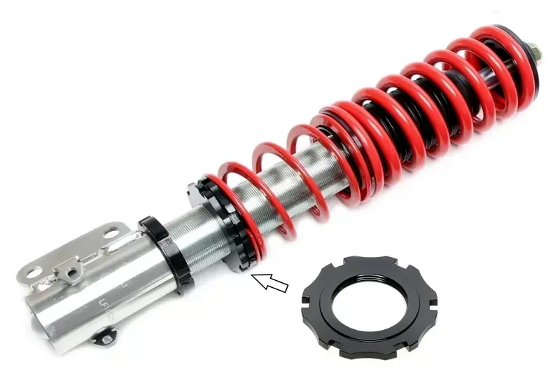 Saisonangebot TA Technix oberer schwarzer Konterring Vorderachse passend für Gewindefahrwerk Deep Version