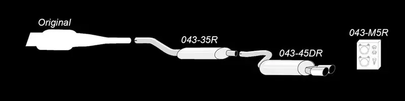 Meistverkauft TA Technix Edelstahlanlage 2x80mm passend für Audi 80 B4 S2 RS2