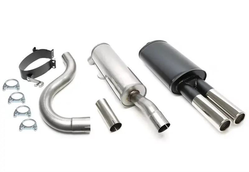 Solange Der Vorrat Reicht TA Technix Sportauspuffanlage 2x70mm passend für Volvo 740/940