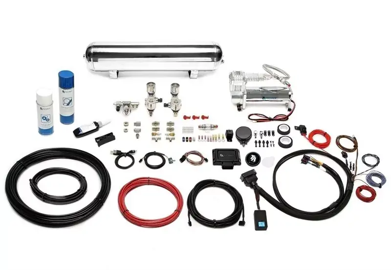 Sonderangebot TA Technix härteverstellbares Luftfahrwerk mit Airmanagement passend für Audi A3 (8Y), Seat Leon IV (KL), Skoda Octavia IV (NX), Golf VIII (CD)