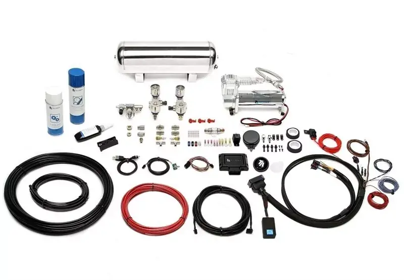 TA Technix härteverstellbares Luftfahrwerk mit Airmanagement passend für Audi A4 Typ 8E, A4 Cabriolet (8H) / Seat Exeo (3R) Top-Angebot