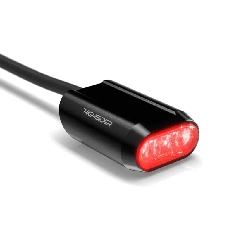 Markenprodukt HIGHSIDER SPLIT-RS LED Rücklicht Schwarz/Transparent E-geprüft