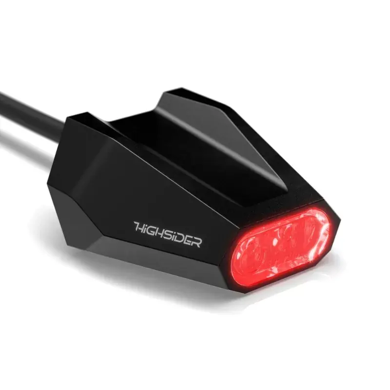 HIGHSIDER SPLIT-V LED Rücklicht Schwarz/Transparent E-geprüft Neue Ware
