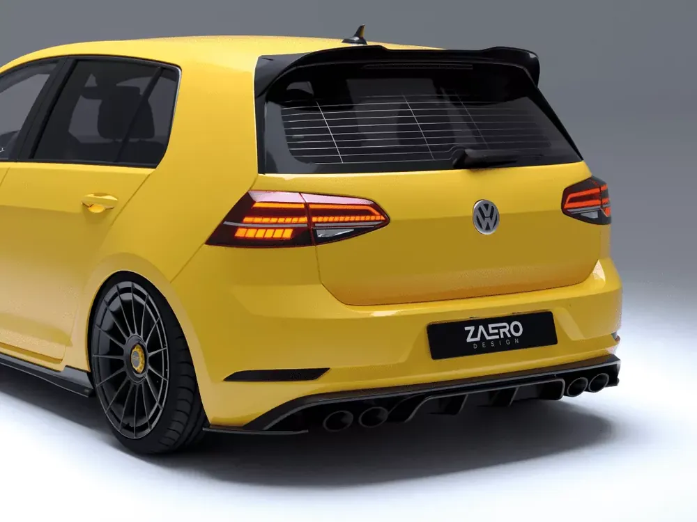 Billig EVO-1 Diffusor passend für VW Golf 7 R Facelift