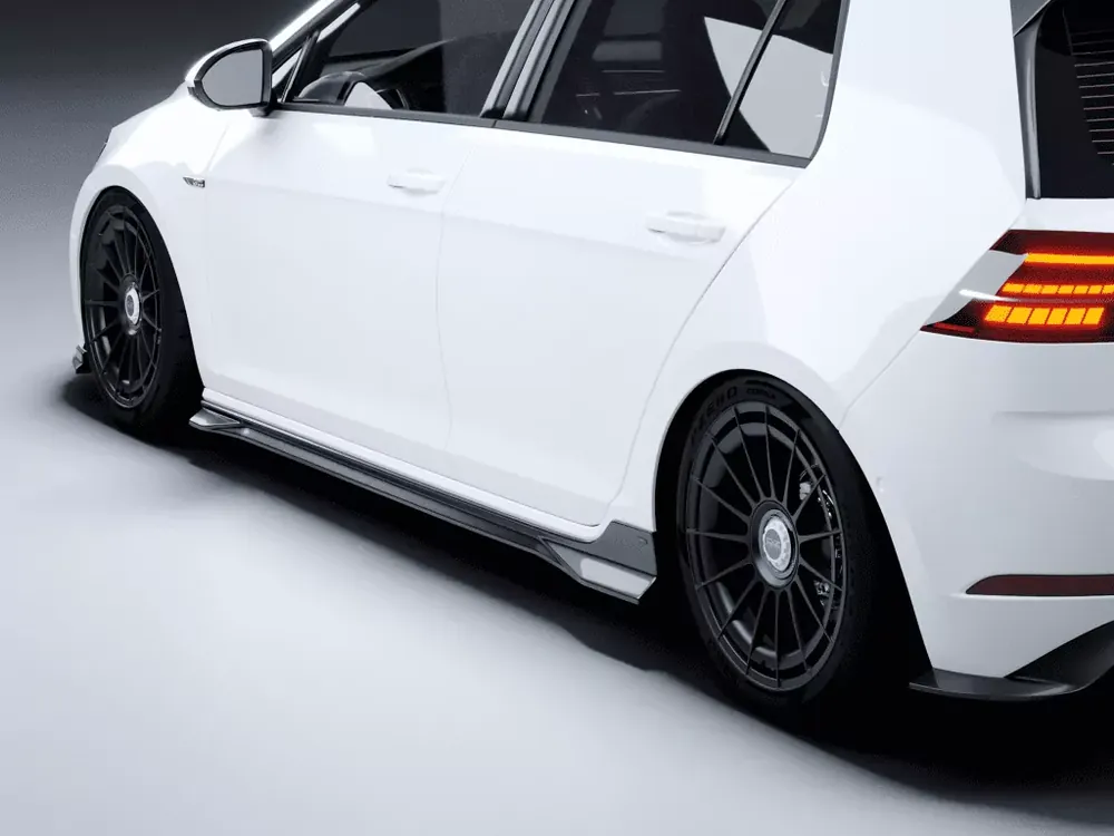 Schneller Versand EVO-1 Seitenschweller passend für VW Golf 7 (Vorfacelift & Facelift)