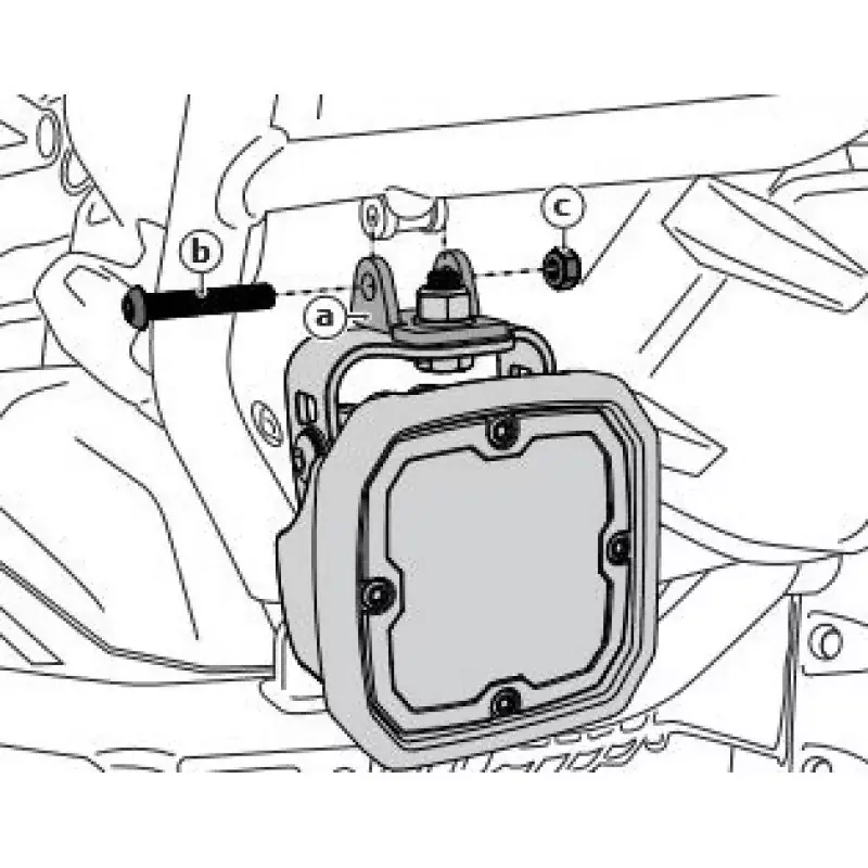DENALI Sturzbügelleuchten-Montageadapter passend für BMW Motorräder Jetzt Bestellen