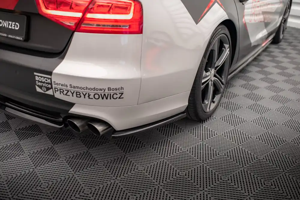 Heck Ansatz Flaps Diffusor passend für Audi S8 D4 Zertifiziert