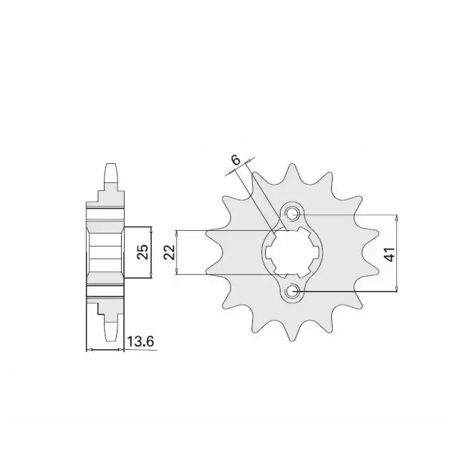Ritzel gummiert 15 Zähne Teilung 525 passend für Honda XL600V Transalp PD06 Saisonangebot