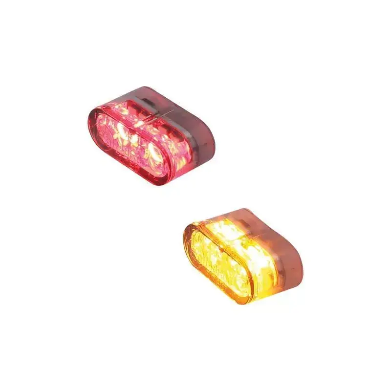 Preiswert HIGHSIDER Little Star MX Pro 3in1 LED Blinker-Rücklicht Rauchgrau (Paar) passend für Motorrad, Quad oder Roller, Hinten