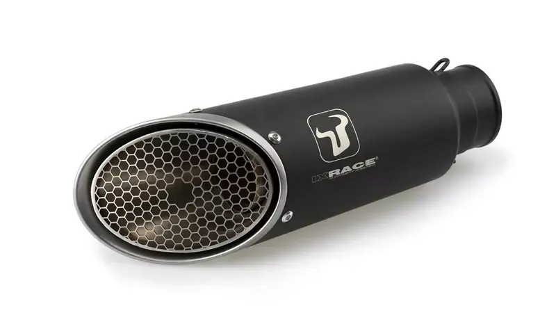 Letzte Chance IXRACE MK1 Edelstahl slashcut Komplettanlage mit Kat passend für Yamaha Tracer 700 / Tracer 7 (Euro5)