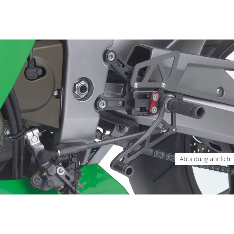 Billig LSL Ersatzteil 2-Slide Fußrastenanlage 118K084, ZX-6 R 98-02 / ZX-9 R 98-