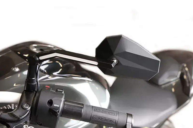 HIGHSIDER Spiegel Stealth-X3 Schwarz mit LED Positionslicht (Paar) Günstig