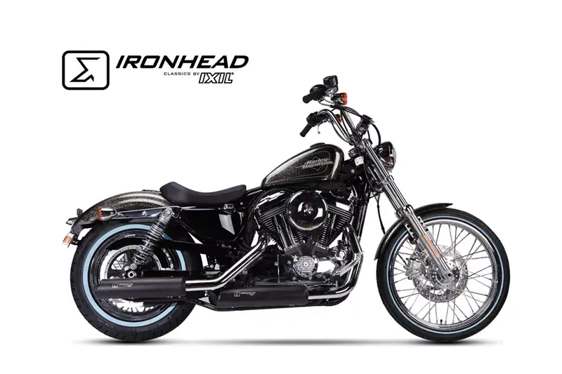 IXIL Komplettanlage passend für Harley-Davidson Sportster XL 883/1200 (14–16) Preis Gesenkt