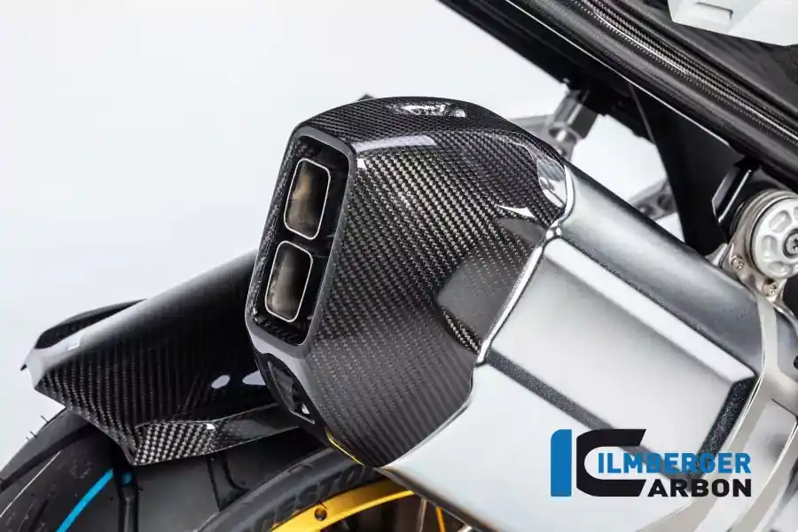 Sofort Bestellen Auspuffhitzeschutz hinten Carbon passend für BMW R 1250 GS ab 2019