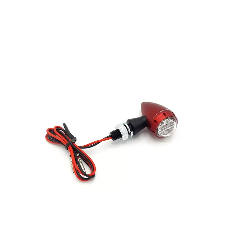 Abverkauf Barracuda Blinker S-LED B-LUX rot – LED Motorradblinker universal