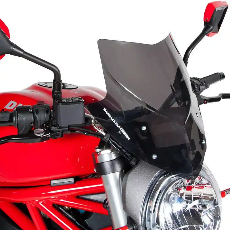 Barracuda Windschild Aerosport Plexiglas passend für Ducati Monster 1200 / 821 / 797 Expressversand