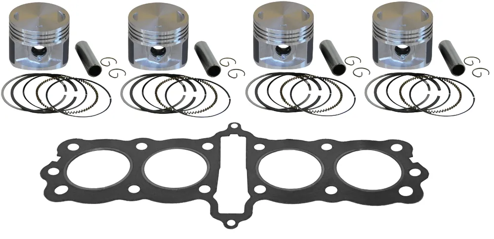 Honda CB500 K1/K2/F Aufbohrsatz +3,0 mm - Kolben-Kit und Zylinderkopfdichtung Letzte Chance