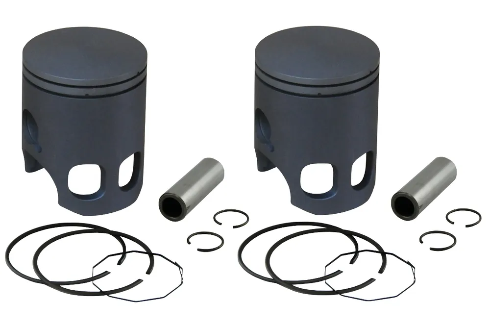 Yamaha RD250 Kolben-Kit (MOS2) - Übermaß +0,25 Neu