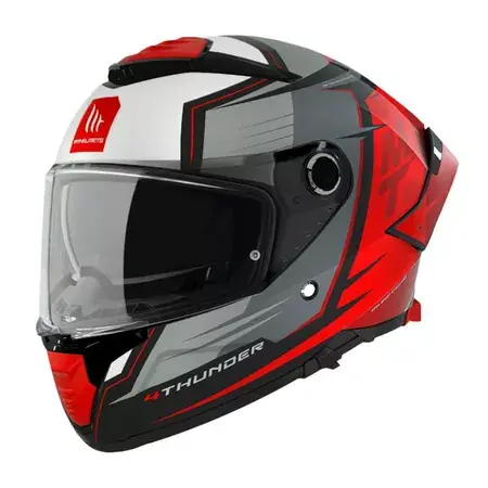 Preis Gesenkt Integralhelm MT Helmets Thunder 4 SV Pental rot / grau