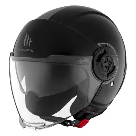 Jethelm MT Helmets Viale SV S glänzend schwarz Beliebt
