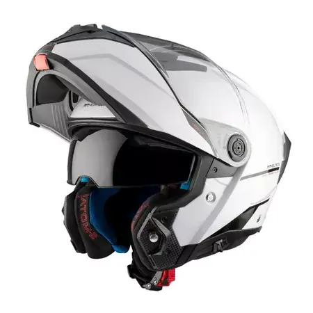 Klapphelm MT Helmets Atom 2 SV glänzend weiss Meistverkauft