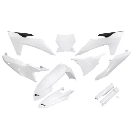 Wochenendangebot Plastik Kit mit Gabelprotektoren KTM ab 2023 weiss