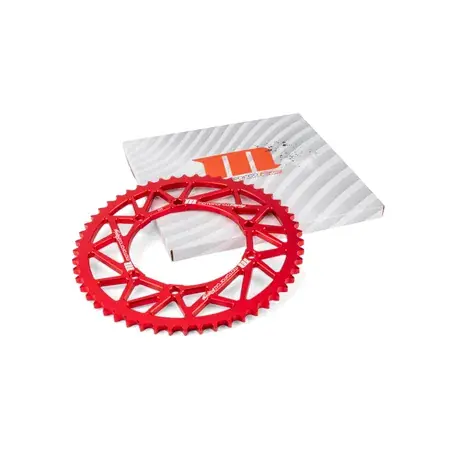 Online Kaufen Kettenrad 53 Zähne / 428 MotoForce Racing Alu Rot Sherco 50