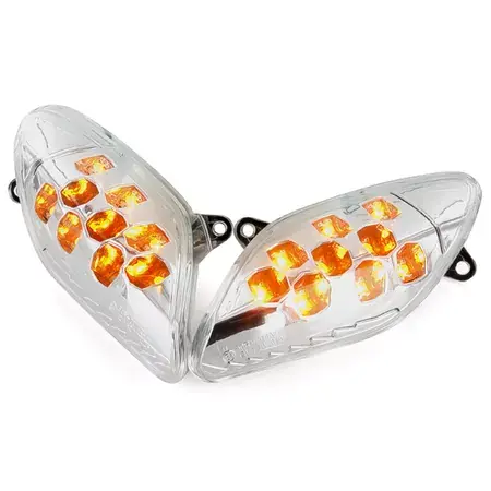 Online Kaufen Blinker STR8 Led Aprilia SR50 Factory weiß vorne mit Straßenzulassung