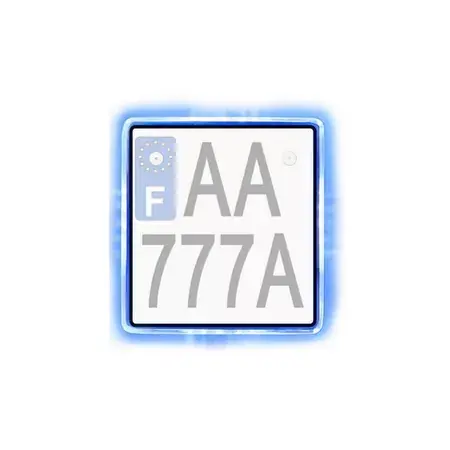 Neu Im Sortiment Nummernschildbeleuchtung LED blau 145x135mm
