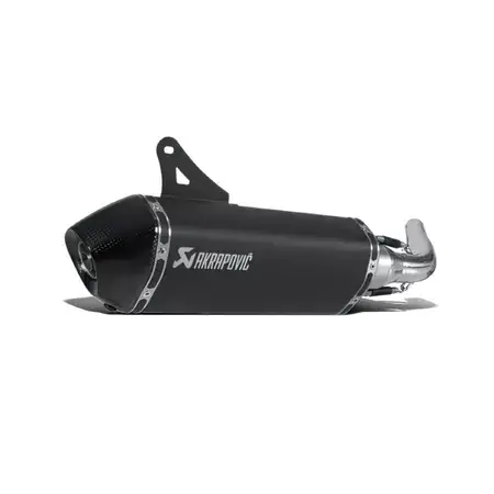 Endschalldämpfer Akrapovi Slip-on Black-Edition ohne KAT Vespa GTS / GTV 125 - 300cc Sonderaktion