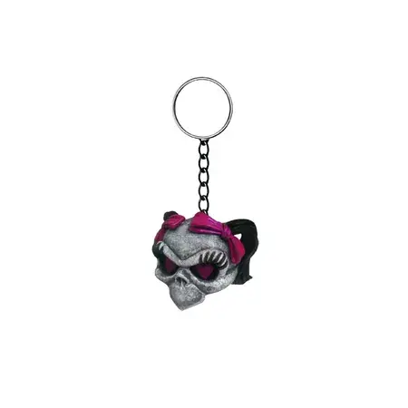 Letzte Chance Schlüsselanhänger Lethal Threat Girl Skull
