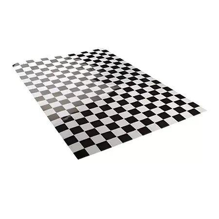 Nur Heute Aufkleber Bogen Schachbrett 20x24cm schwarz / weiß
