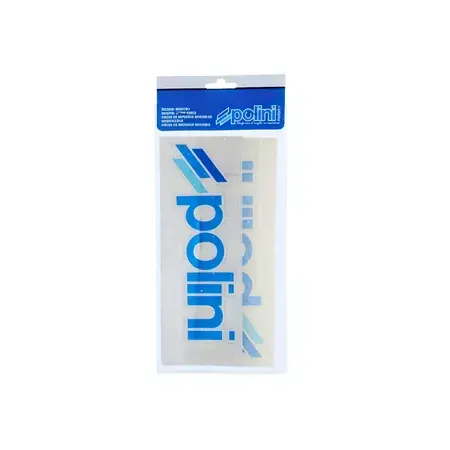 Top-Angebot Aufkleber (x2) Polini 23x8cm weiß / blau