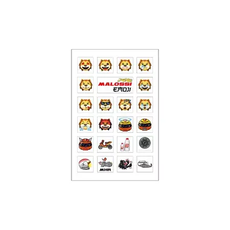 Nur Heute Aufkleber Bogen Malossi Emoji 11x16,6cm