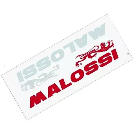 Aufkleber Malossi rot weiß (83x20mm) Ausverkauf
