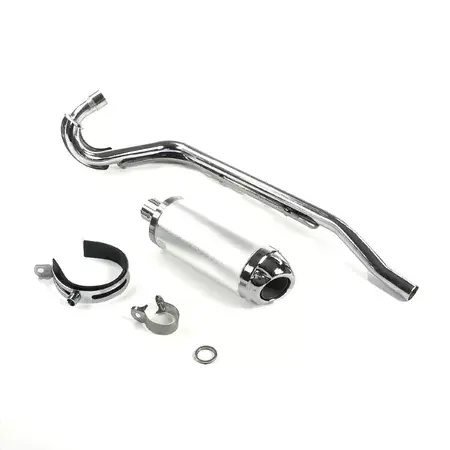 Solange Der Vorrat Reicht Komplettanlage Edelstahl Expert Pit Bike / Dirt Bike