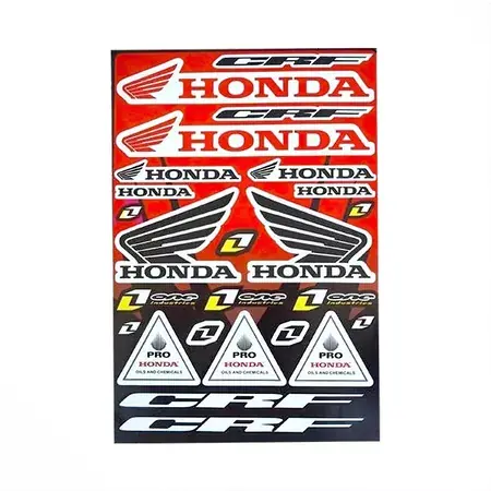 Aufkleber Bogen Honda CRF Garantierte Lieferung
