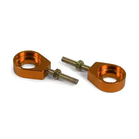 Bestseller Kettenspanner rund orange - D.12mm Pit Bike / Dirt Bike