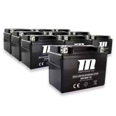 Echt 10x SLA Batterie SLA4L-BS / 12V 5Ah +25%