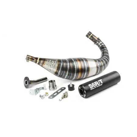 Auspuff Stage6 R/T 90 - 100cc CNC Schwarz Minarelli AM6 Saisonangebot
