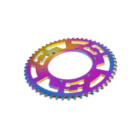 Rabatt Kettenrad 53 Zähne - 420 Doppler Alu CNC Neochrome Aprilia SX 50
