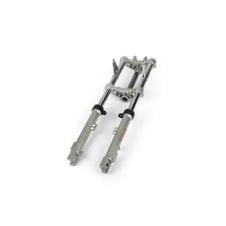 Gabel EBR hydraulisch Alu silber d.28m Peugeot 103 / MBK 51 Knallerangebot
