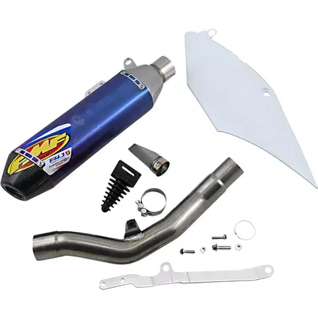 Top-Seller Endschalldämpfer mono FMF Factory 4.1 titan + Seitenteil CRF 450