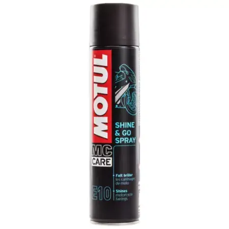 Ausverkauf Plastikreiniger Motul E10 Shine & Go Spray 400ml