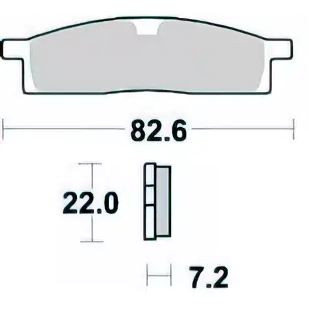 Kracherpreis Bremsbeläge Braking 705CM 44 YZ 80 / 85