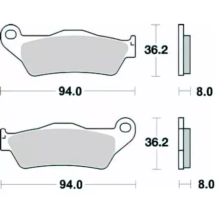 Meistverkauft Bremsbeläge Braking 746CM 44
