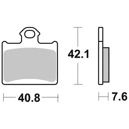 Echt Bremsbeläge Braking 949CM 44 SX / TC 85