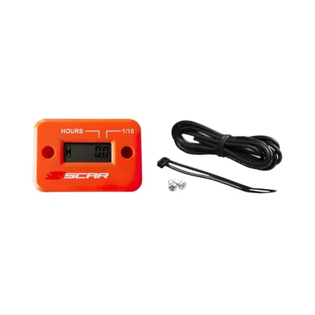 Echt Betriebsstundenzähler Scar orange