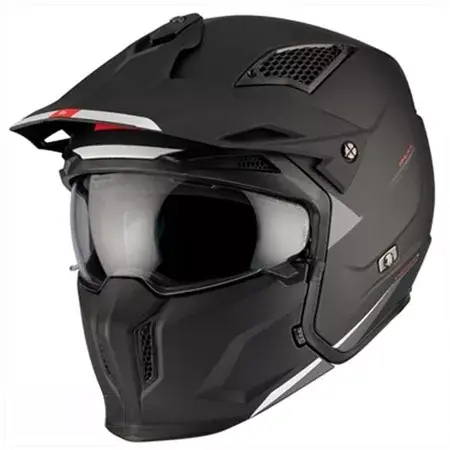 Trial Helm MT Streetfighter SV uni matt schwarz Online Kaufen